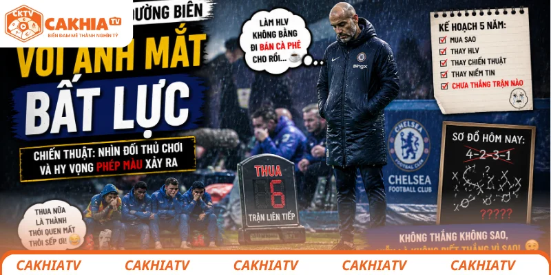 HLV đứng ngoài đường biên với ánh mắt bất lực